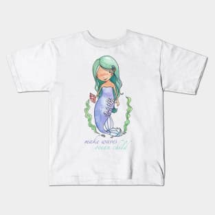 Make Waves Mermaid Kids T-Shirt